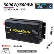 $170 Inversor de 12V 3000W de Onda Sinosoidal Pura. - Img 56272698