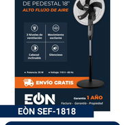 Ventilador de Pedestal marca EÓN, 1 AÑO DE GARANTÍA. DOMICILIO INCLUIDO. - Img 57897848