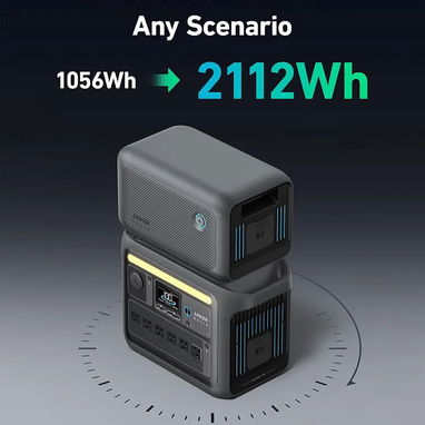 Anker BP1000, batería de expansión para SOLIX C1000, (Gen 1), multiplica x 2 = capacidad de 2112 Wh (2 x 1,056Wh) - 2/2
