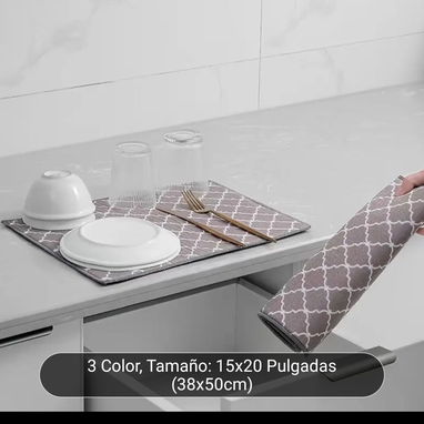 Escurridor de platos superabsorbente - Img 98396122