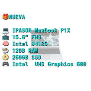 LAPTOP 🎁NUEVA📦CAJA, IPASON MaxBook P1X (P1X7GBJ41), 15.6" FHD IPS, Intel J4125, 12GB RAM, 256GB SSD - Img 57564705