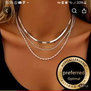 ✨✨ Son tres cadenas unidas de acero inoxidable con aleación 📲 56740324 - Img 55667366