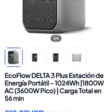 EcoFlow, baterías, paneles y mas en OFERTA. Mensajería - 7/7
