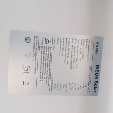 Paneles 540w Monofacial marca RISUN SOLAR  * No son bifaciales * SIRVEN PARA TODOS LOS ECOFLOW - 3/3