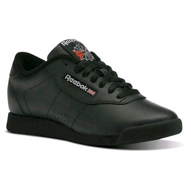 Tenis REEBOK ( zapatillas ) CLASSICS PRINCESS 100% ORIGINALES, IMPORTADOS DE EEUU. EN NEGRO TF: 59030040. - Img 101718596