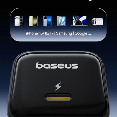⚡Cargador Baseus 45W + Cable USB-C Original, Carga Súper Rápida iPhone/Samsung/Pixel ⚡ Envío + Garantía - Img 107923035