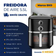 Freidora De Aire 5.5l EKO - Img 56614752