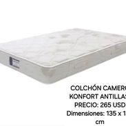 58296067  *COLCHON CAMERO KONFORT ANTILLAS* *PRECIO: 265 USD* MEDIDA NOMINAL: 135 x 190 cm - Img 55709555