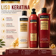 Set TRESemmé Liso Keratina Antifrizz. Shampoo, Acondicionador y Crema de peinar - Img 56384600