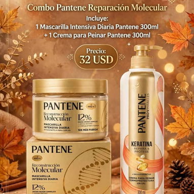 Combo de mascarilla y crema de peinar pantene - 2/2