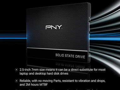 Disco Duro Solido SSD PNY CS900 1TB, 3D NAND, 2.5" SATA III "Nuevo 0KM Sellado" - Img 63770803