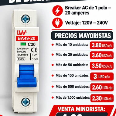 HABANA venta mayorista y minorista de canaletas, tomacorrientes, interruptores,cajas de superficie para breaker y más.. - 9/10