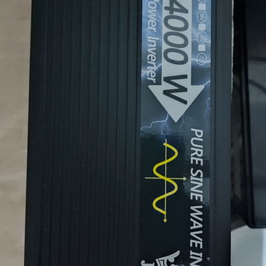 Inversor JMD 12v 110v 4000w onda pura nuevo en caja ideal para equipos ligero de 110v levanta lavadora bomba de agua ref - Img 118875561