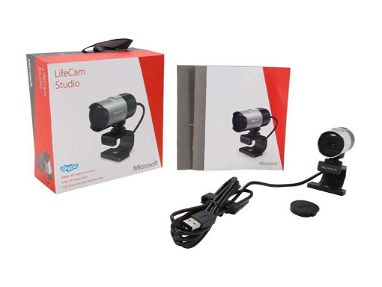 0km✅ Webcam Microsoft LifeCam Studio 📦 Micrófono, USB, Auto Foco, 1080p ☎️56092006 - Img 68959324