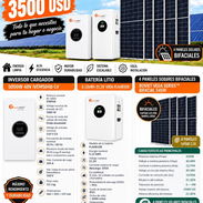 Kit Solar de Inversor 5kw + batería de 5wk marca Felicity + con 6 paneles de 545w en 3500USD Tel.53714462 - Img 57387724