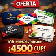 Tarjetas bristol 250 gramos gruesas - Img 58091478