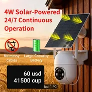 Cámara de Seguridad Exterior Solar WiFi | 360° Pan Tilt, 2.5K Ultra HD - Img 57099829