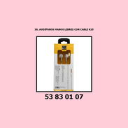 ✅ ✅ ✅ 38. AUDÍFONOS MANOS LIBRES CON CABLE/ K15✅ ✅ ✅ . - Img 54964362