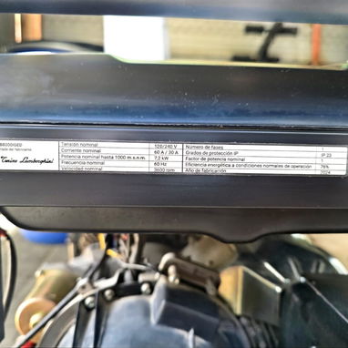 Planta Eléctrica de Gasolina Potencia 7.2 kW Pico de 8 kW - 2/5