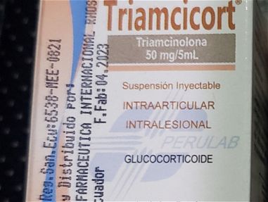 Triancinolona intraarticular ,50mg/5ml. Medicamento importado - Img main-image-45248087