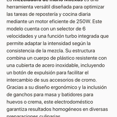 Mezcladora de mano - Img 123821748