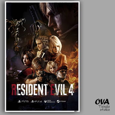 Poster A3+ con temática anime y gamer - Img 119477915