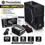 Combo de chasis y fuente Thermaltake Smart de 500W con certificación 80 Plus, compatible con Haswell, energía continúa - Img 57500354