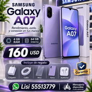 Samsung Galaxy A07 con accessorios completos - Img 58332805