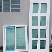 Se venden puertas y ventanas de aluminio con cristales - Img 46069718