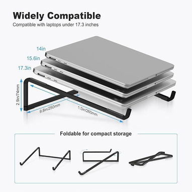 Soporte plegable para laptop con ventilación universal | videojuegoshabana.com - Img 121928437