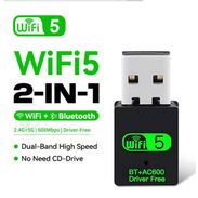 Receptor, adaptador WiFi-Bluetooth, doble banda - Img 56964944