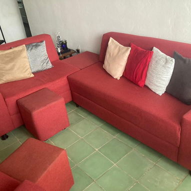 Juego de mueble sala en perfectas condiones - Img 123651946