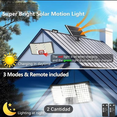 Paquete de 2 Luces Solares de Exterior - Img 123346494
