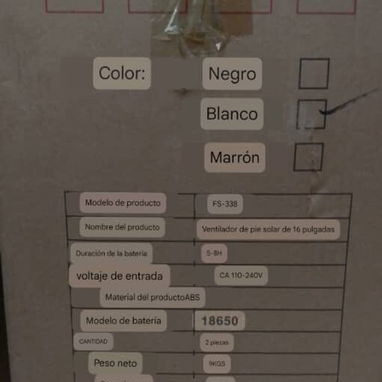 Ventiladores recargables bateria litio - Img 126811231