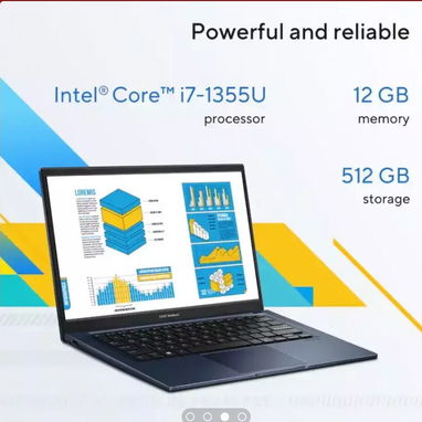 Laptop ASUS 14" Core i7 (12/512GB)//Ideal para tareas complejas, entretenimiento//Nueva - Img 107406971