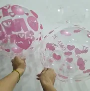Globos Burbuja 18"- Temática de Amor  - Playa - Img 50815840