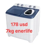 178 ....LAVADORA SEMIAUTOMÁTICA DE 7KG ENERLIFE - Img 54996081