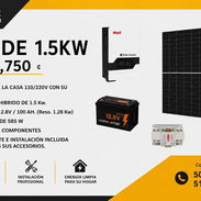 🔥🔥🔥LOS MEJORES PRECIOS DE TODA CUBA EN KIT SOLARES PROFESIONALES AQUI EN NUESTRA TIENDA "🔆YR Solar" ✅El precio incl - Img 57083967