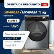 Lavadora Secadora 11kg con oferta de descuento... - Img 54797824