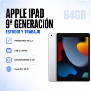 Apple iPad 9na Generación Wi-Fi 64GB para Estudio y Trabajo - Img 57025558