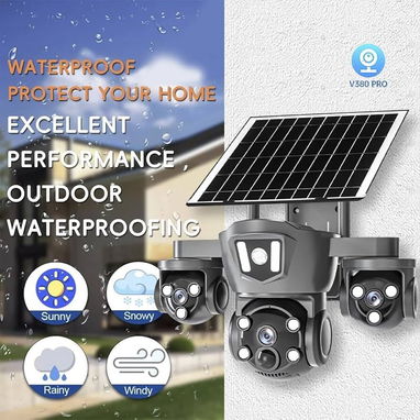 Cámara de seguridad solar 4G LTE, Wifi. Nueva - 4/7