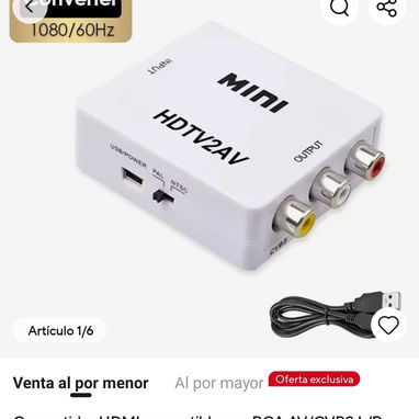 Se venden variedad de cables y adaptadores HDMI, display port, VGA - Img 121018540