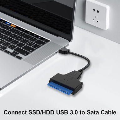 Cable Adaptador Sata a USB 3.0 Para Discos Duros y SDD de 2,5 pulgadas productos compatibles: Disco Duro 2.5¨ y HDD SDD - 7/7