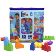 Mattel Fisher-Price MEGA Bloks Big Building Bag 80 Pcs - Img 58262377