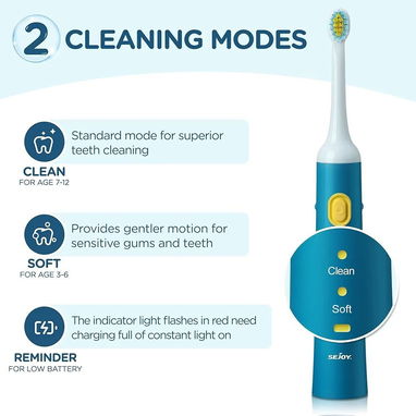 Cepillo dental eléctrico infantil ultrasonico - 5/5