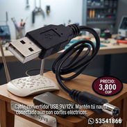 CABLE CONVERTIDOR USB 9V ( PARA seguir conectado al nauta aún sin electricidad) - Img 56584634