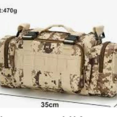 Canguro o cangurera impermiable extragrande 4 zipper de estilo militar para hombre y mujer. - Img 122489371