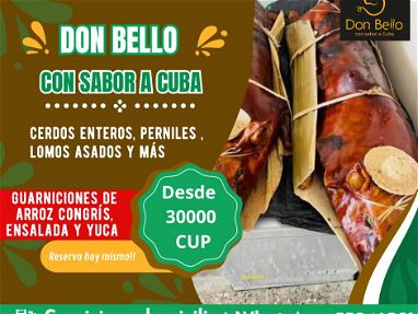 Comida criolla a domicilio....los mejores de la Habana.... reserva con Don Bello - Img main-image