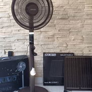VENTILADORES RECARGABLES SANUMO PANEL SOLAR 6 VEL BOMBILLO LED 30HORAS 58890782 - Img 57463321