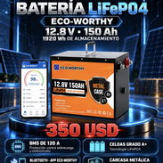 Batería LiFePO4 Eco Worthy 12.8v 150ah - Img 58145886